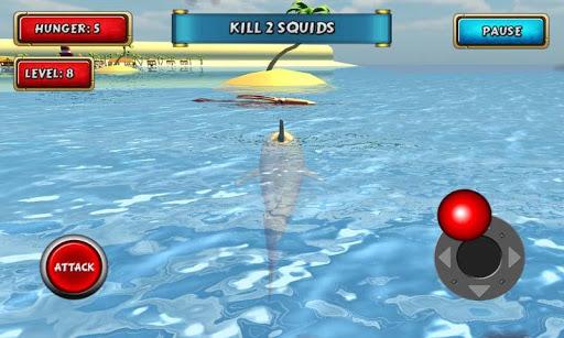 Shark Simulator Beach Killer - Gameplay image of android game