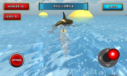 Shark Simulator Beach Killer - Gameplay image of android game