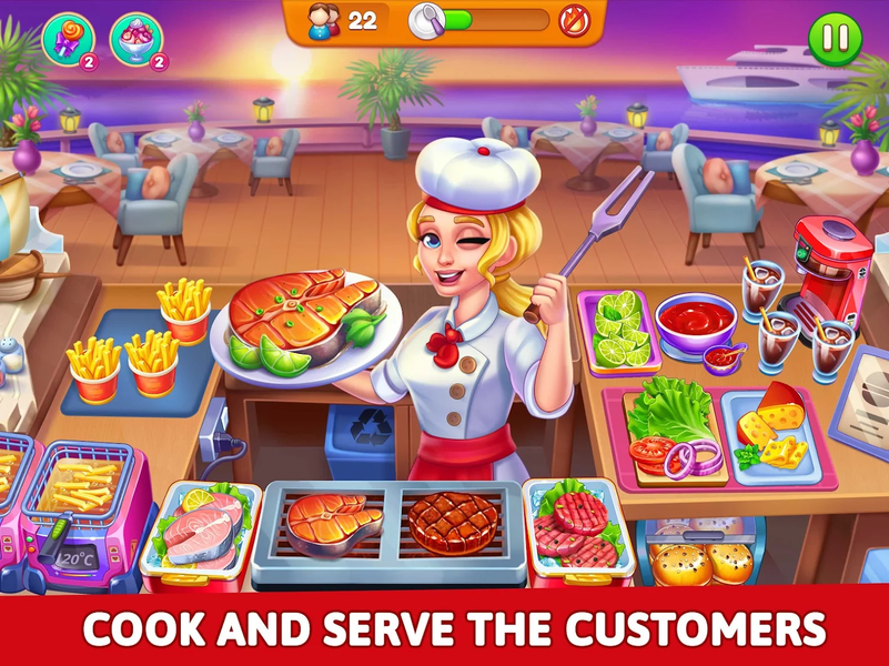 Cooking Restaurant Food Games - Gameplay image of android game