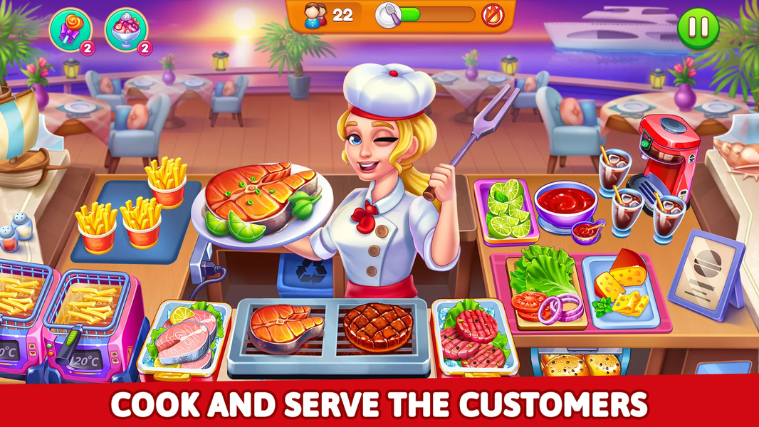 Cooking Restaurant Food Games - عکس بازی موبایلی اندروید