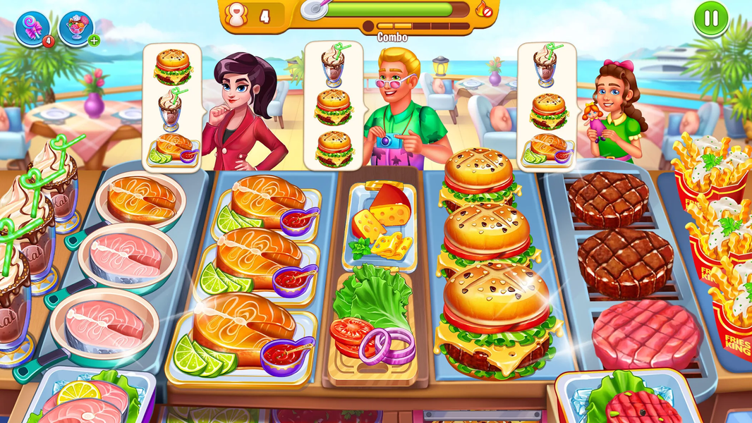 Cooking Restaurant Food Games - Gameplay image of android game