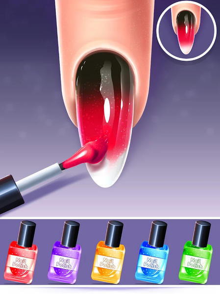 Nail Polish Salon: Nail Games - Gameplay image of android game