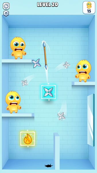 Spear Shoot : Smash & Strike - Gameplay image of android game