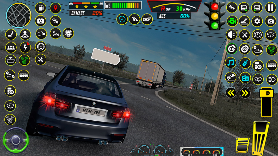 School Car Simulator 2024 - Gameplay image of android game