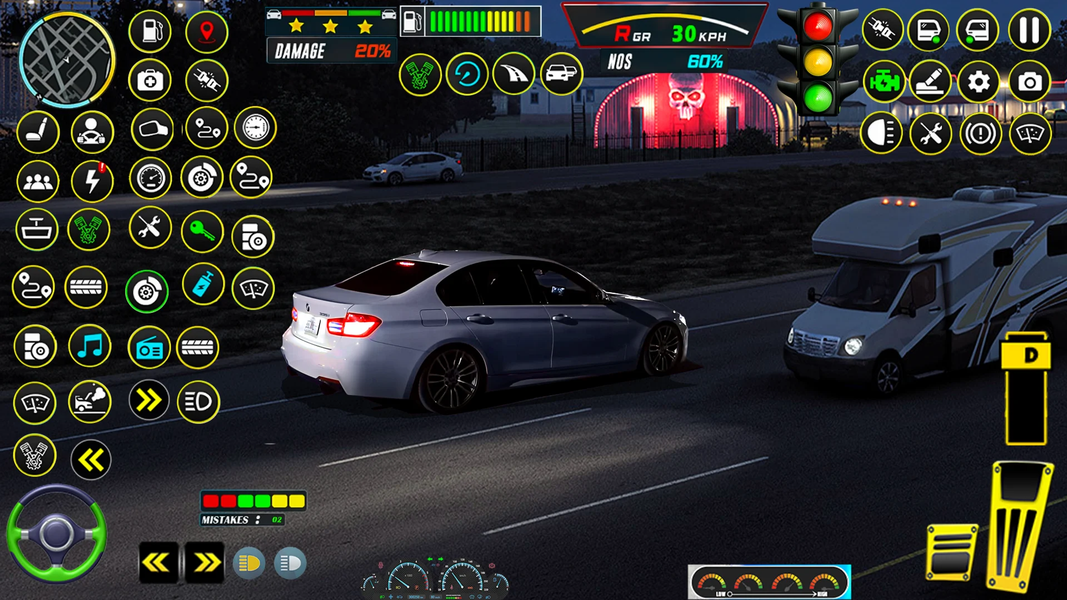 School Car Simulator 2024 - Gameplay image of android game