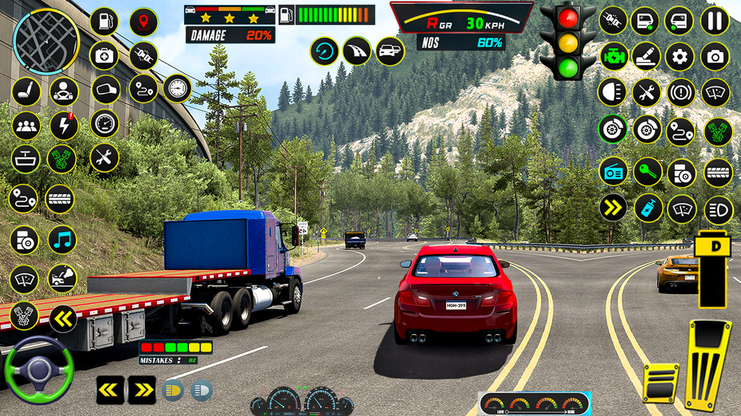 School Car Simulator 2024 - Gameplay image of android game