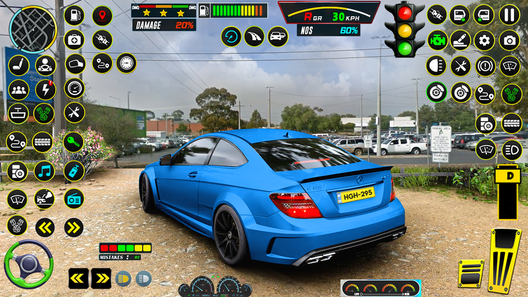 School Car Simulator 3d 2024 - Gameplay image of android game