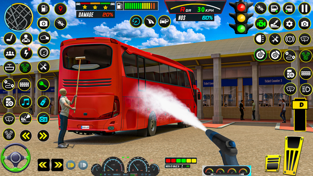 Bus Coach Simulator: City Bus - عکس بازی موبایلی اندروید