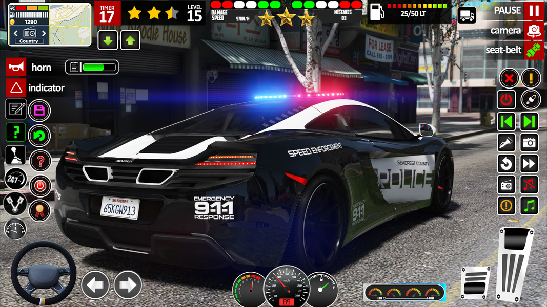 Police Car Cop Simulator 2024 - Gameplay image of android game
