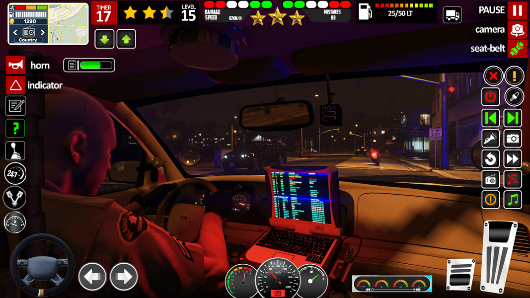 Police Car Cop Simulator 2024 - Gameplay image of android game