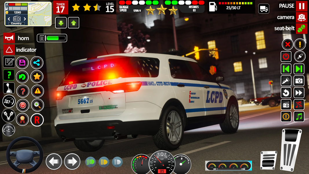 Police Car Cop Simulator 2024 - Gameplay image of android game