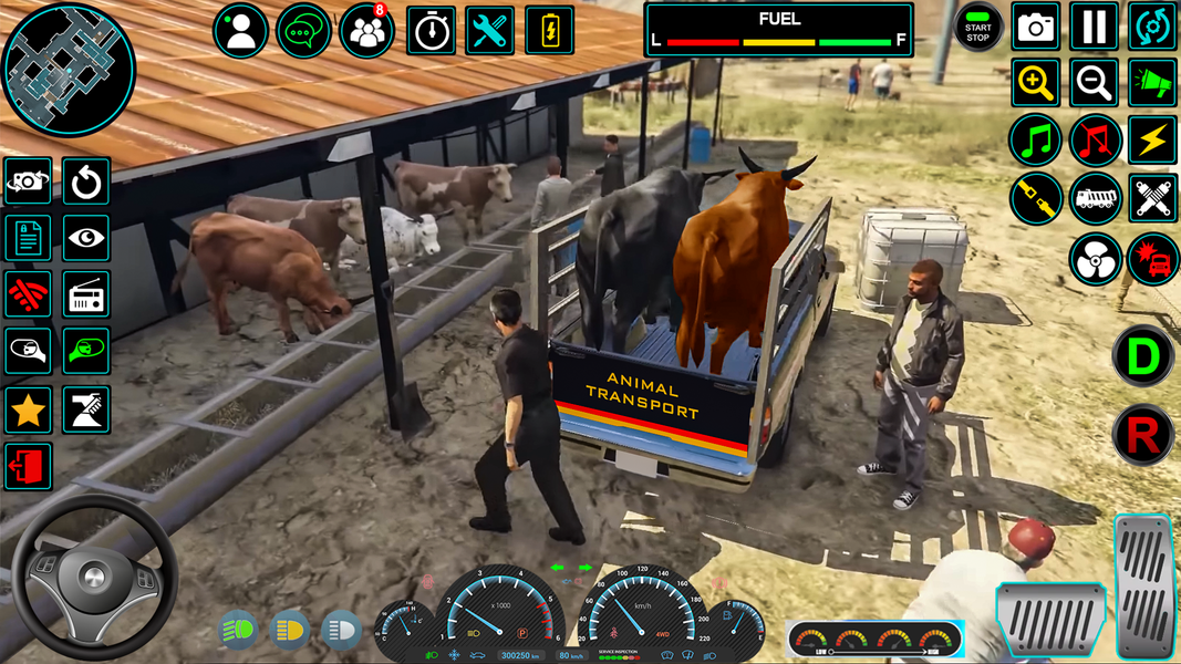Animal Cargo Truck Simulator - عکس بازی موبایلی اندروید