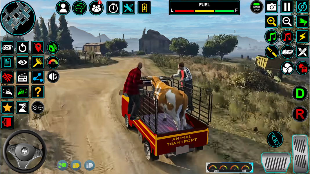 Animal Cargo Truck Simulator - عکس بازی موبایلی اندروید