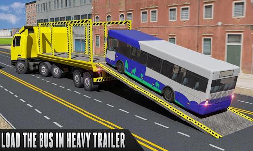 Bus Transporter Truck Flight - Gameplay image of android game