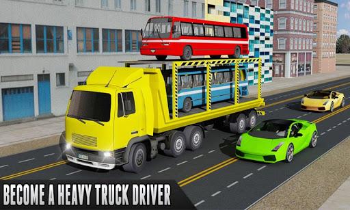 Bus Transporter Truck Flight - Gameplay image of android game