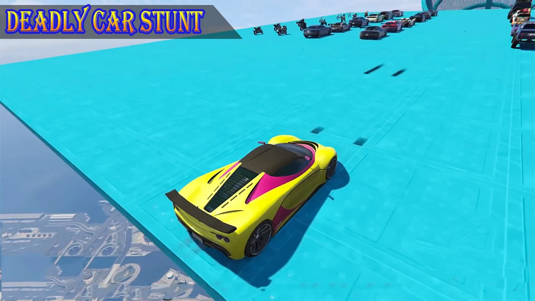 GT Car Stunt Racing Extreme 3D - Gameplay image of android game