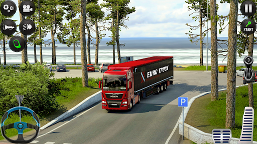 Euro Truck Parking Simulator ۲ - عکس بازی موبایلی اندروید