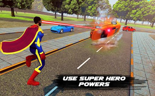 Flying Hero Crime City Theft - Image screenshot of android app