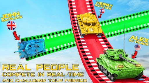 Crazy Tank Stunts: Tank Games - Image screenshot of android app