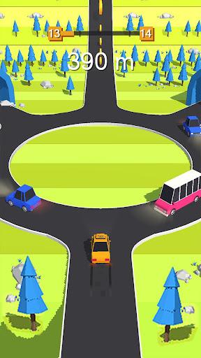 Traffic Car Run 2D : Car games - Gameplay image of android game