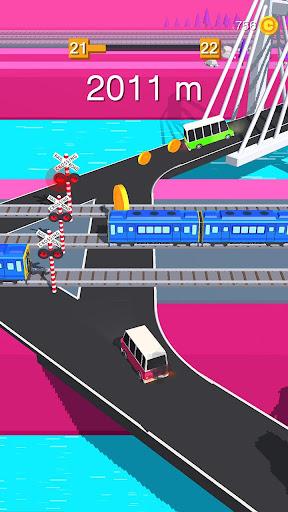 Traffic Car Run 2D : Car games - Gameplay image of android game