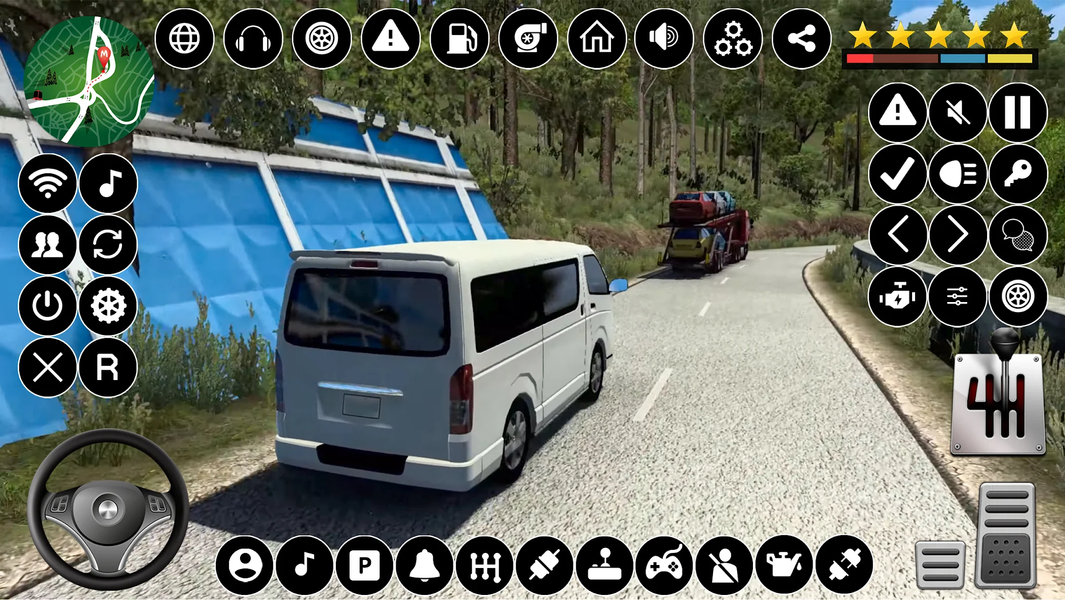 Van Simulator Dubai Car Games - Gameplay image of android game