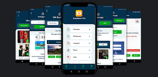 SnapSave Pro - Save all Social Status in a Snap - Image screenshot of android app