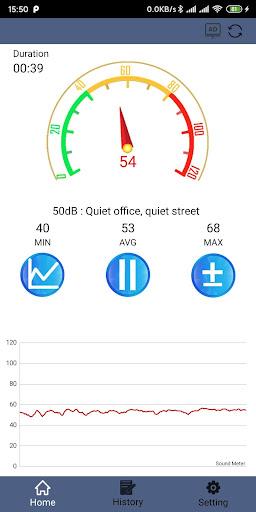 Sound meter | Noise detector | - عکس برنامه موبایلی اندروید