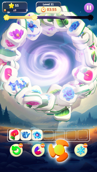 Triple Flowers - Bloom Match - عکس بازی موبایلی اندروید