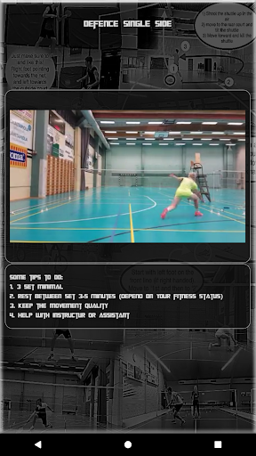Badminton Footwork Drills - عکس برنامه موبایلی اندروید