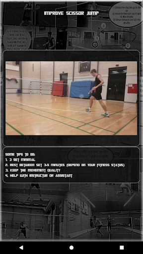 Badminton Footwork Drills - عکس برنامه موبایلی اندروید