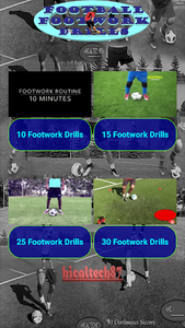 Soccer Footwork Drills - Image screenshot of android app