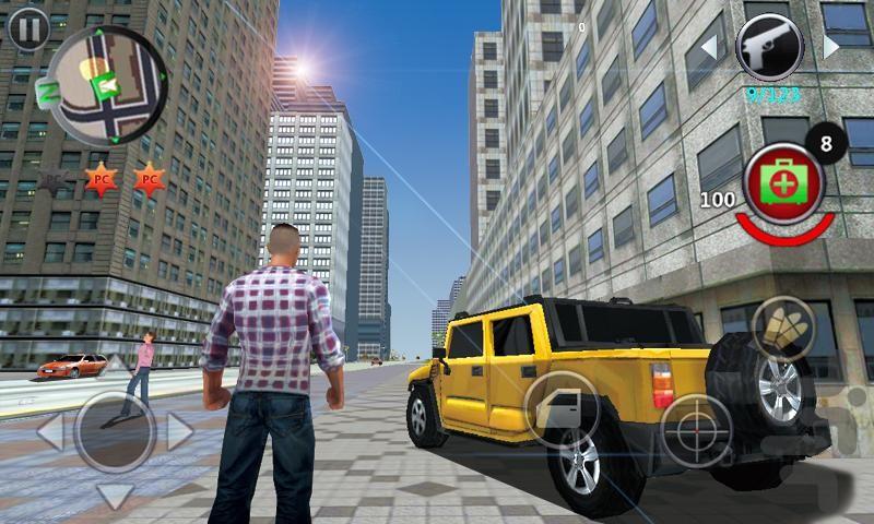 سرقت در شهر - Gameplay image of android game