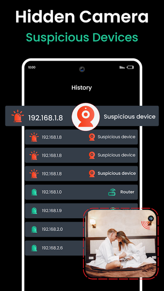 Detect Hidden Camera: Devices - عکس برنامه موبایلی اندروید
