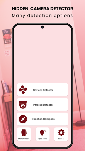 Hidden Camera Detector Finder - عکس برنامه موبایلی اندروید