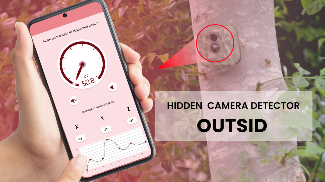 Hidden Camera Detector Finder - عکس برنامه موبایلی اندروید
