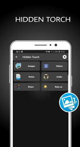 Hidden Torch- Image & Video Vault - عکس برنامه موبایلی اندروید