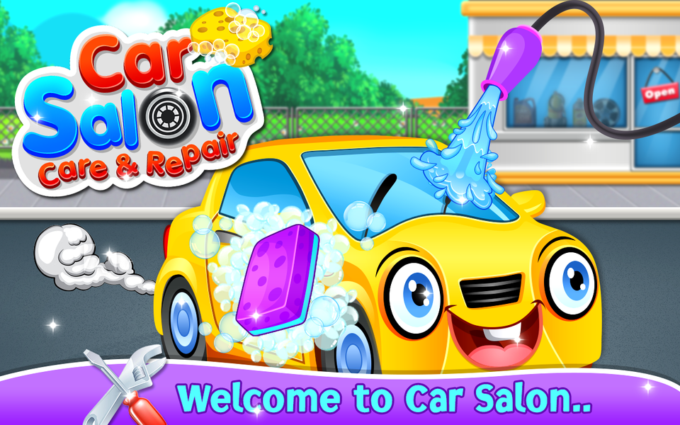 Kids Car Salon Care and Repair - عکس بازی موبایلی اندروید