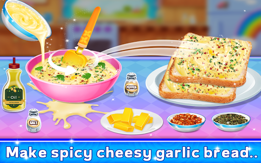 Garlic Bread Cooking Game - عکس برنامه موبایلی اندروید