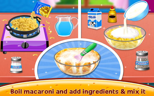 Mac and Cheese Maker Game - عکس برنامه موبایلی اندروید