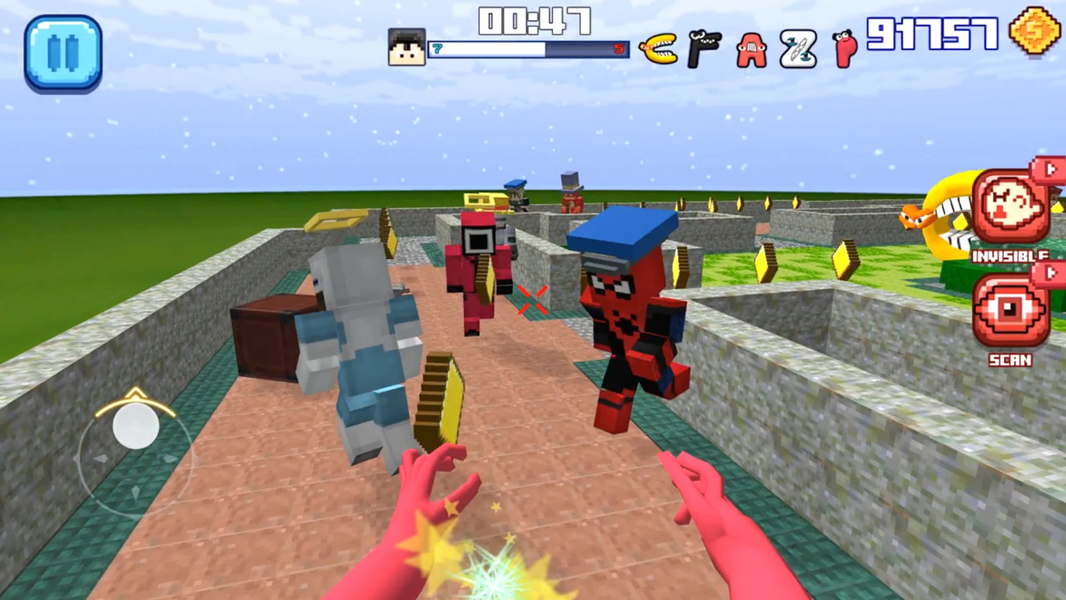 Alphabet Hide 'N Seek Time - Gameplay image of android game