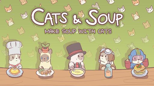Cats & Soup: Cute Cat Game - Gameplay image of android game