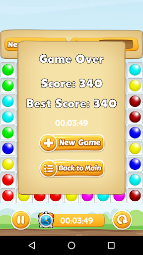 Color balls Lines - Free games - عکس بازی موبایلی اندروید