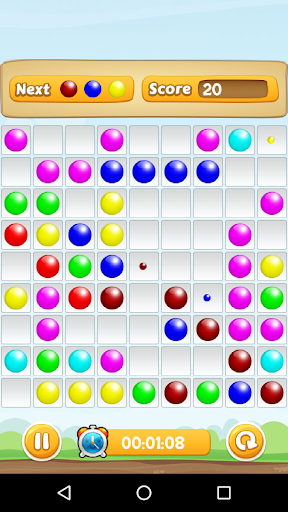 Color balls Lines - Free games - عکس بازی موبایلی اندروید