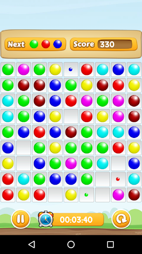 Color balls Lines - Free games - عکس بازی موبایلی اندروید