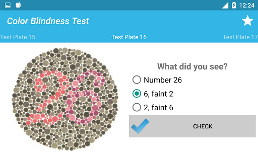 Color Blindness Test - Image screenshot of android app