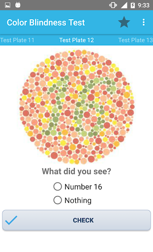 Color Blindness Test - Image screenshot of android app