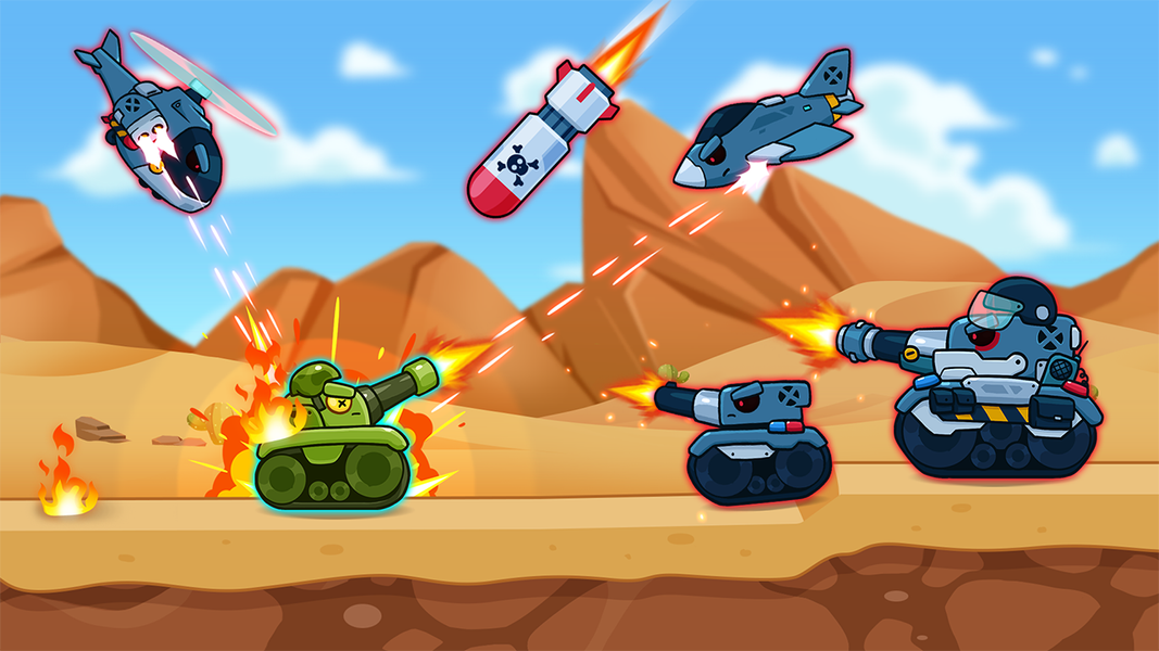 Army Tank: Tank Battle - Gameplay image of android game