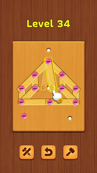 Wood Nuts & Bolt: Screw Puzzle - عکس بازی موبایلی اندروید
