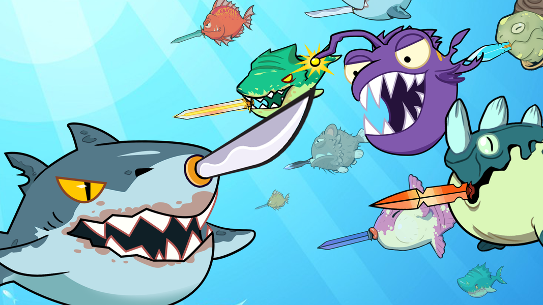 Survival Fish.io: Hunger Game - Gameplay image of android game